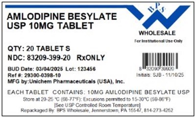 Amlodipine 10mg (20)